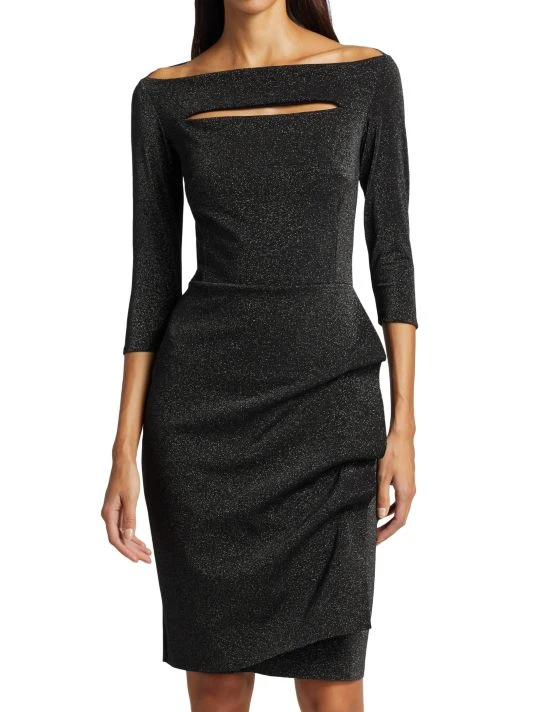 Chiara Boni La Petite Robe Kate Metallic Minidress 5 Chiara Boni La Petite Robe Kate Metallic Minidress - Image 3