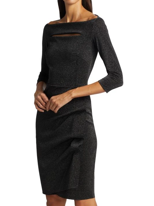 Chiara Boni La Petite Robe Kate Metallic Minidress 6 Chiara Boni La Petite Robe Kate Metallic Minidress - Image 4