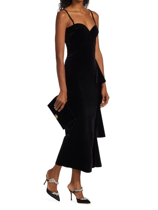 Chiara Boni La Petite Robe Gussie Ruffle Side Gown 4 Chiara Boni La Petite Robe Gussie Ruffle Side Gown - Image 2