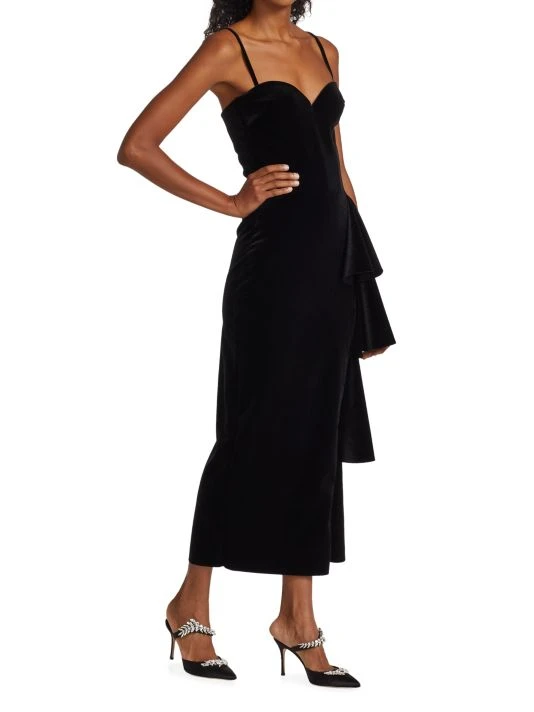 Chiara Boni La Petite Robe Gussie Ruffle Side Gown 6 Chiara Boni La Petite Robe Gussie Ruffle Side Gown - Image 4