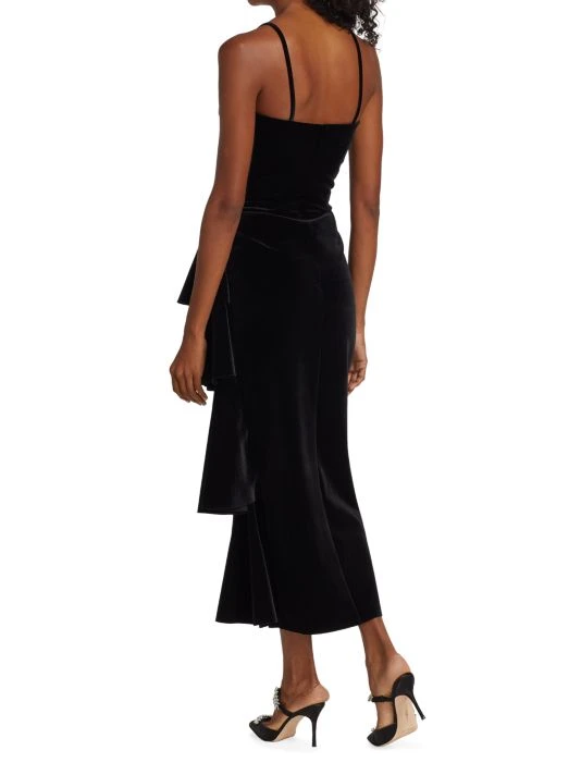 Chiara Boni La Petite Robe Gussie Ruffle Side Gown 7 Chiara Boni La Petite Robe Gussie Ruffle Side Gown - Image 5
