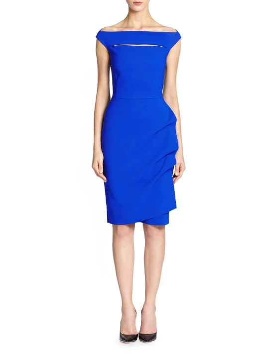 Chiara Boni La Petite Robe Melania Short Off-The-Shoulder Dress Scarlet 4 Chiara Boni La Petite Robe Melania Short Off-The-Shoulder Dress Scarlet - Image 2