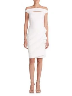 Chiara Boni La Petite Robe Melania Short Off-The-Shoulder Dress Scarlet 13 Chiara Boni La Petite Robe Melania Short Off-The-Shoulder Dress Scarlet -CHIARA BONI LA PETITE ROBE Sales unnamed file 836