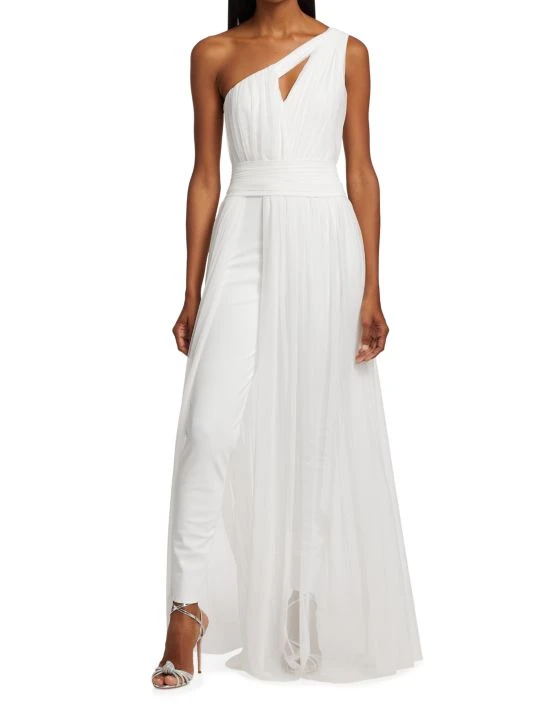 Chiara Boni La Petite Robe Michi One-Shoulder Illusion Jumpsuit 4 Chiara Boni La Petite Robe Michi One-Shoulder Illusion Jumpsuit - Image 2