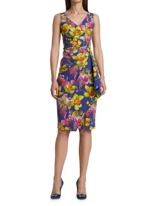 Chiara Boni La Petite Robe Kloty Printed Drape Dress 5 Chiara Boni La Petite Robe Kloty Printed Drape Dress - Image 3