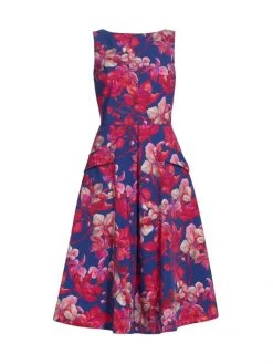 Chiara Boni La Petite Robe Padme Fit & Flare Midi Dress