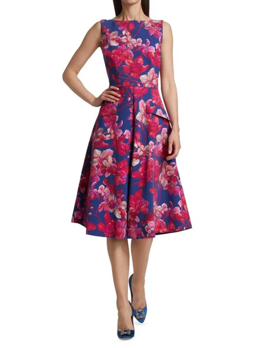 Chiara Boni La Petite Robe Padme Fit & Flare Midi Dress 4 Chiara Boni La Petite Robe Padme Fit & Flare Midi Dress - Image 2