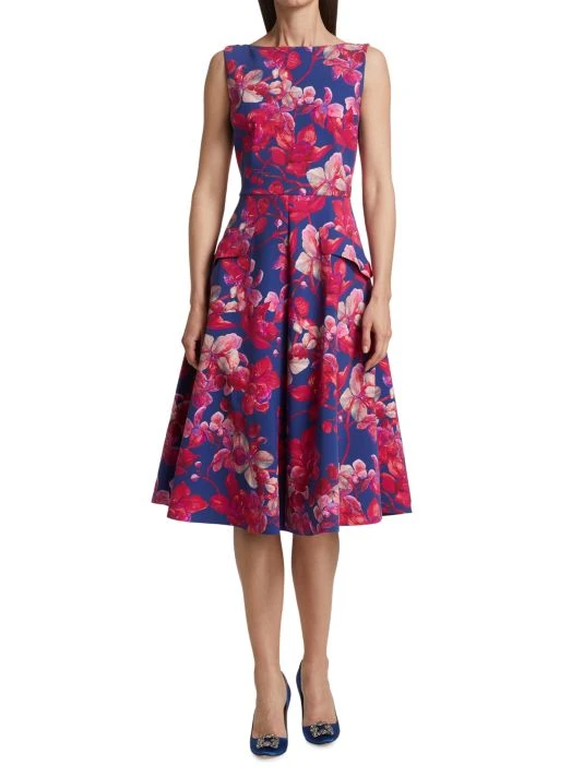 Chiara Boni La Petite Robe Padme Fit & Flare Midi Dress 5 Chiara Boni La Petite Robe Padme Fit & Flare Midi Dress - Image 3
