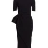 Chiara Boni La Petite Robe Faux Wrap Cocktail Dress Black 1 Chiara Boni La Petite Robe Faux Wrap Cocktail Dress Black -CHIARA BONI LA PETITE ROBE Sales unnamed file 941