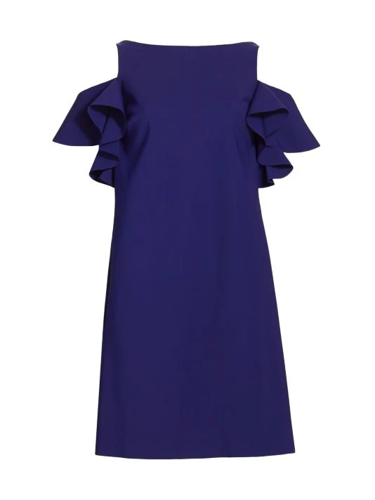 Chiara Boni La Petite Robe Tattis Cutout Ruffle Dress 3 Chiara Boni La Petite Robe Tattis Cutout Ruffle Dress