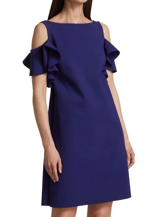 Chiara Boni La Petite Robe Tattis Cutout Ruffle Dress 5 Chiara Boni La Petite Robe Tattis Cutout Ruffle Dress - Image 3