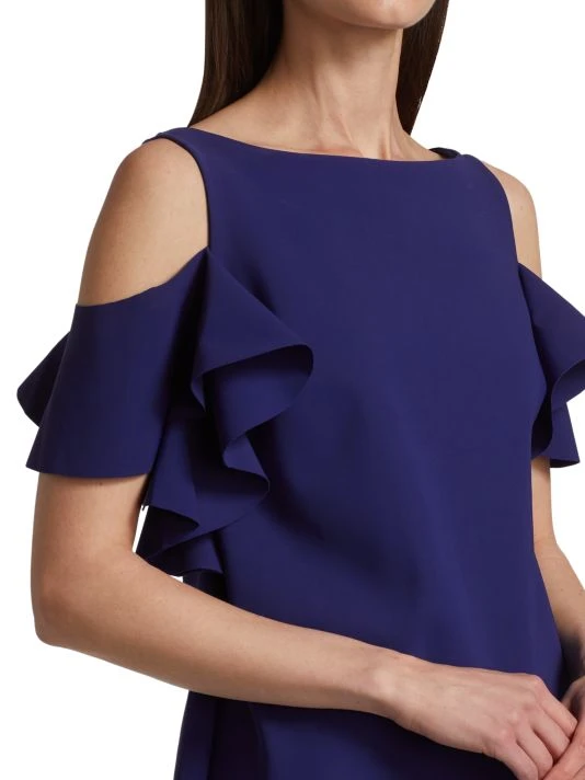 Chiara Boni La Petite Robe Tattis Cutout Ruffle Dress 8 Chiara Boni La Petite Robe Tattis Cutout Ruffle Dress - Image 6