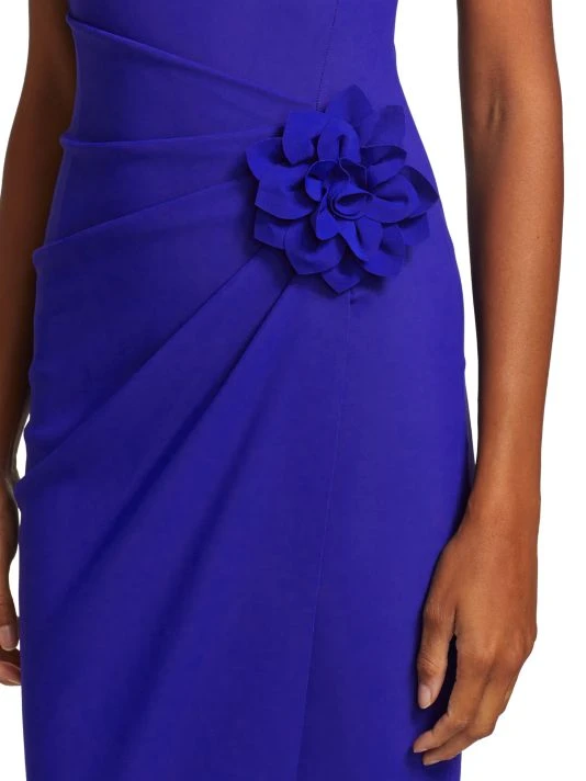 Chiara Boni La Petite Robe Glenaly 3-D Flower Cocktail Dress Cherry 8 Chiara Boni La Petite Robe Glenaly 3-D Flower Cocktail Dress Cherry - Image 6