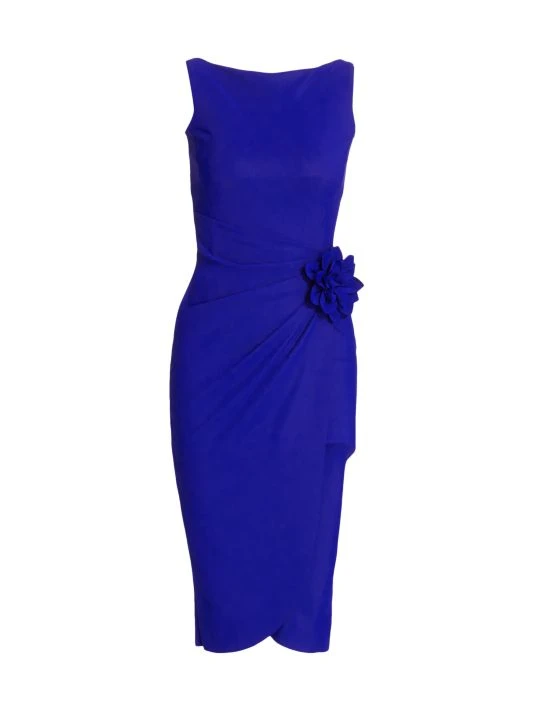 Chiara Boni La Petite Robe Glenaly 3-D Flower Cocktail Dress Cherry 9 Chiara Boni La Petite Robe Glenaly 3-D Flower Cocktail Dress Cherry - Image 7