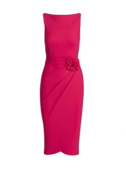 Chiara Boni La Petite Robe Glenaly 3-D Flower Cocktail Dress Cherry 18 Chiara Boni La Petite Robe Glenaly 3-D Flower Cocktail Dress Cherry -CHIARA BONI LA PETITE ROBE Sales unnamed file 981