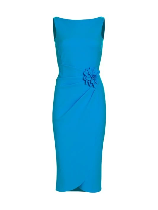 Chiara Boni La Petite Robe Glenaly 3-D Flower Cocktail Dress Cherry 11 Chiara Boni La Petite Robe Glenaly 3-D Flower Cocktail Dress Cherry - Image 9